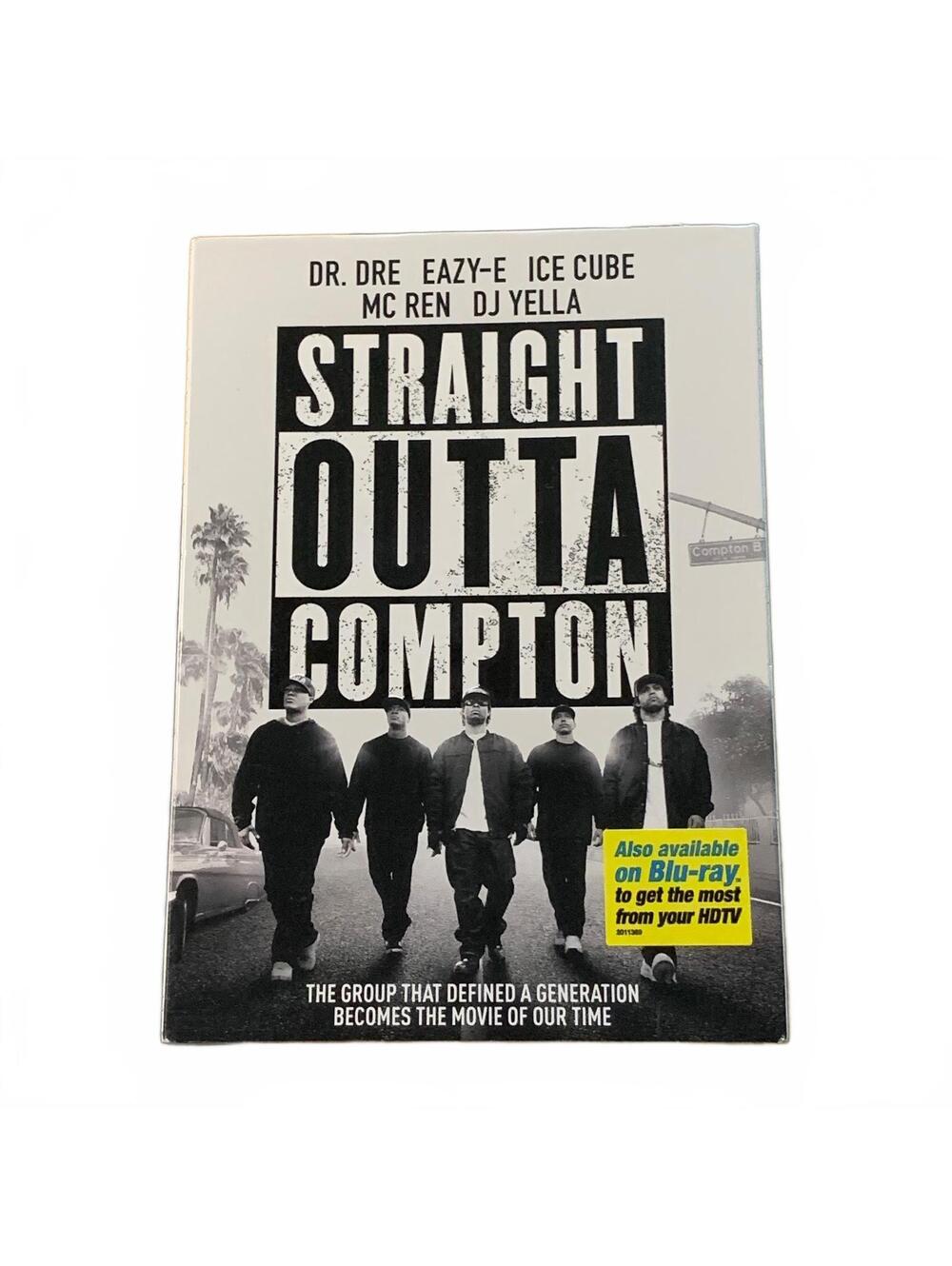 Straight Outta Compton DVD 2015 N.W.A Biopic Bonus Features Commentary R NEW
